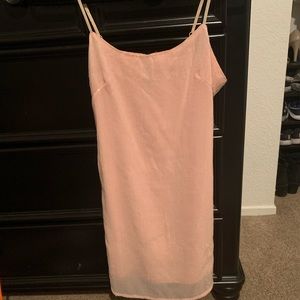 Forever 21 light pink sequins dress
